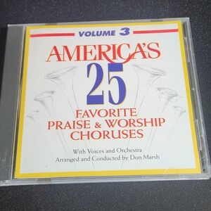 America's 25 Favorite Praise & Worship Choruses Vol 3 Various Artists CD Compact